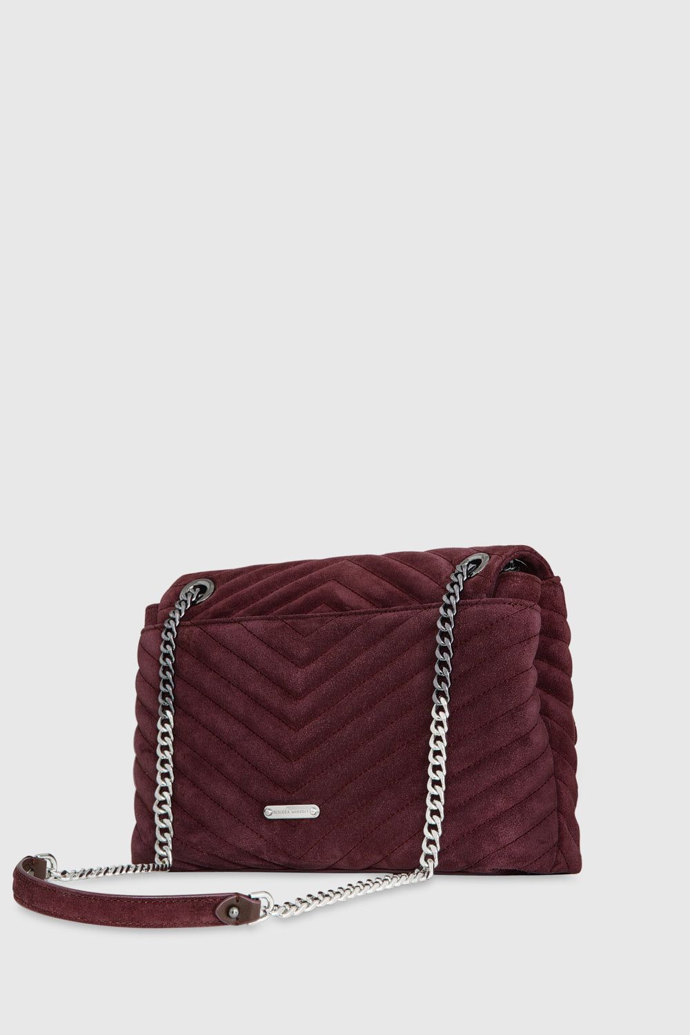 Dark Red Rebecca Minkoff Edie Flap Shoulder With Celestial Studs | WSREH-0945