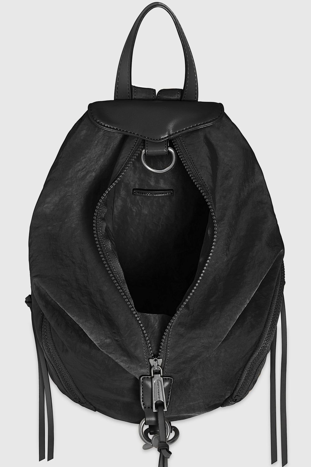 Deep Slate Rebecca Minkoff Julian Washed Nylon Backpack | FTSBE-1946