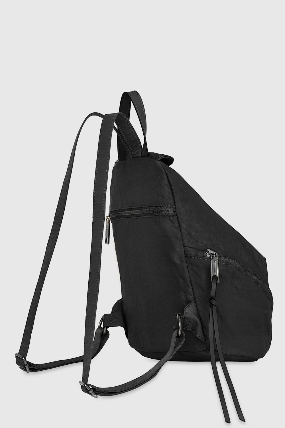 Deep Slate Rebecca Minkoff Julian Washed Nylon Backpack | FTSBE-1946