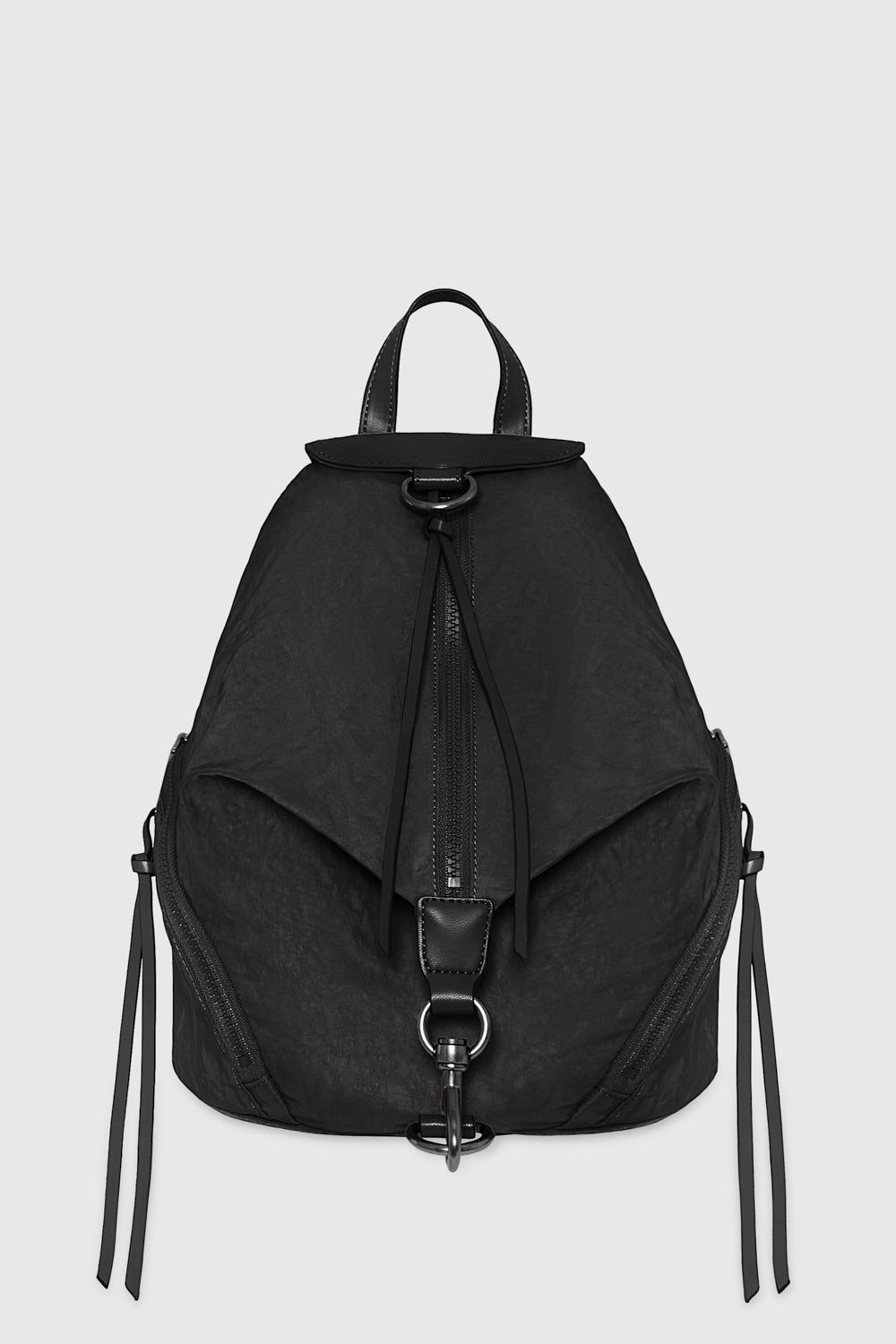 Deep Slate Rebecca Minkoff Julian Washed Nylon Backpack | FTSBE-1946