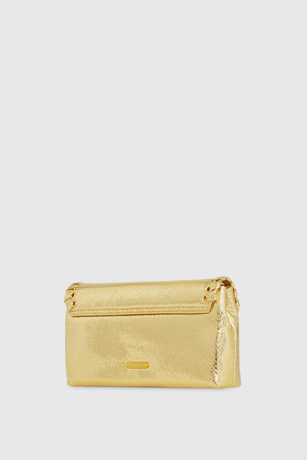 Gold Rebecca Minkoff Whip Clutch | OYLUG-4528