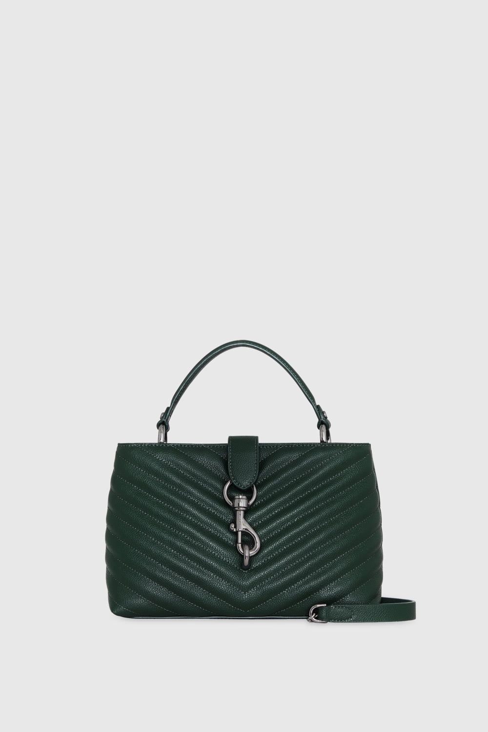 Green Rebecca Minkoff Edie Top Handle Satchel | CTRVZ-6743