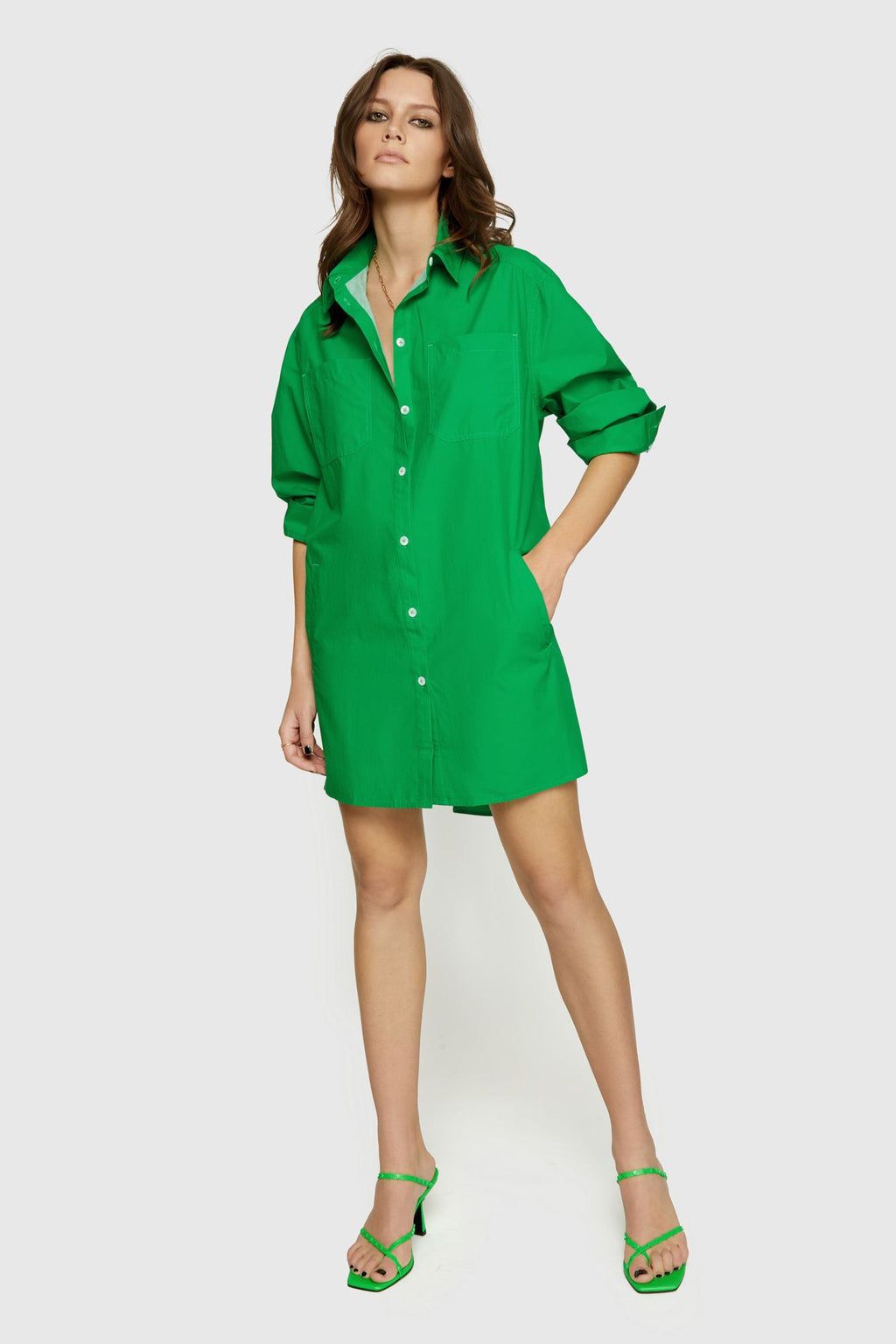 Green Rebecca Minkoff Tori Dress | TLOJS-7920