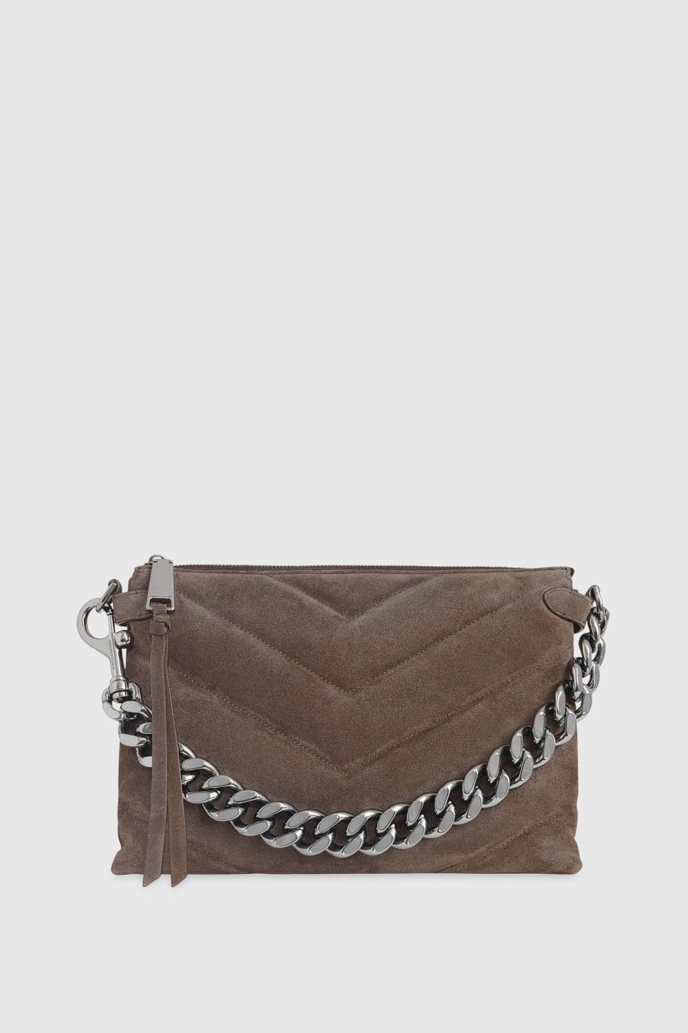 Grey Rebecca Minkoff Edie Maxi Crossbody | OBUQH-3402