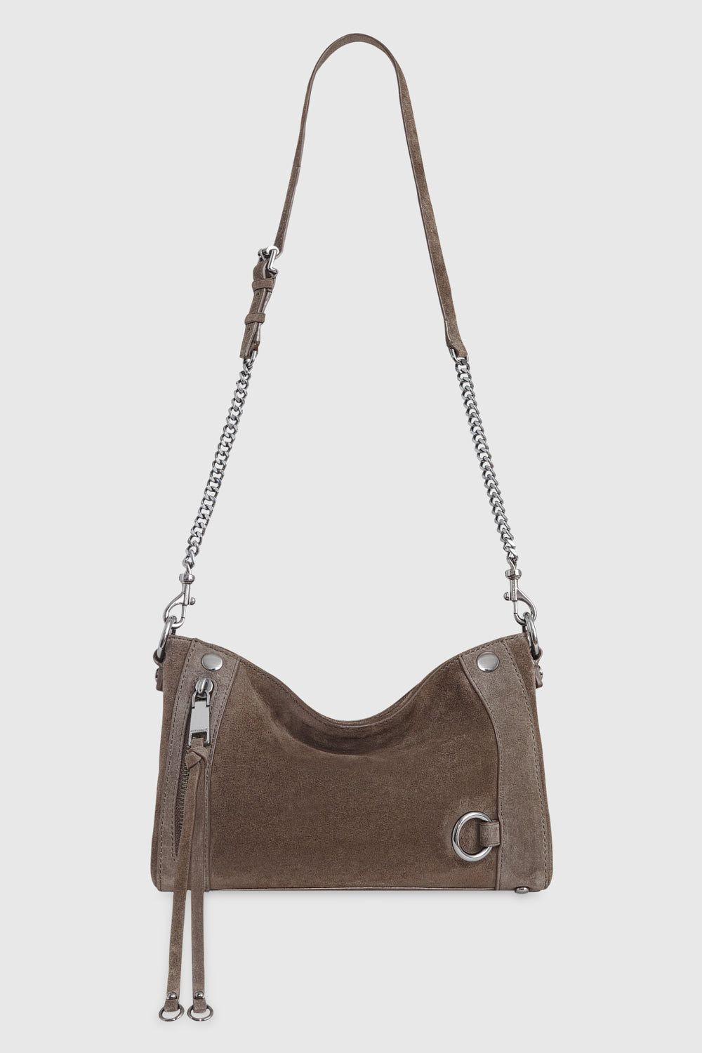 Grey Rebecca Minkoff Mini M.A.B. Crossbody | DOUBS-6153