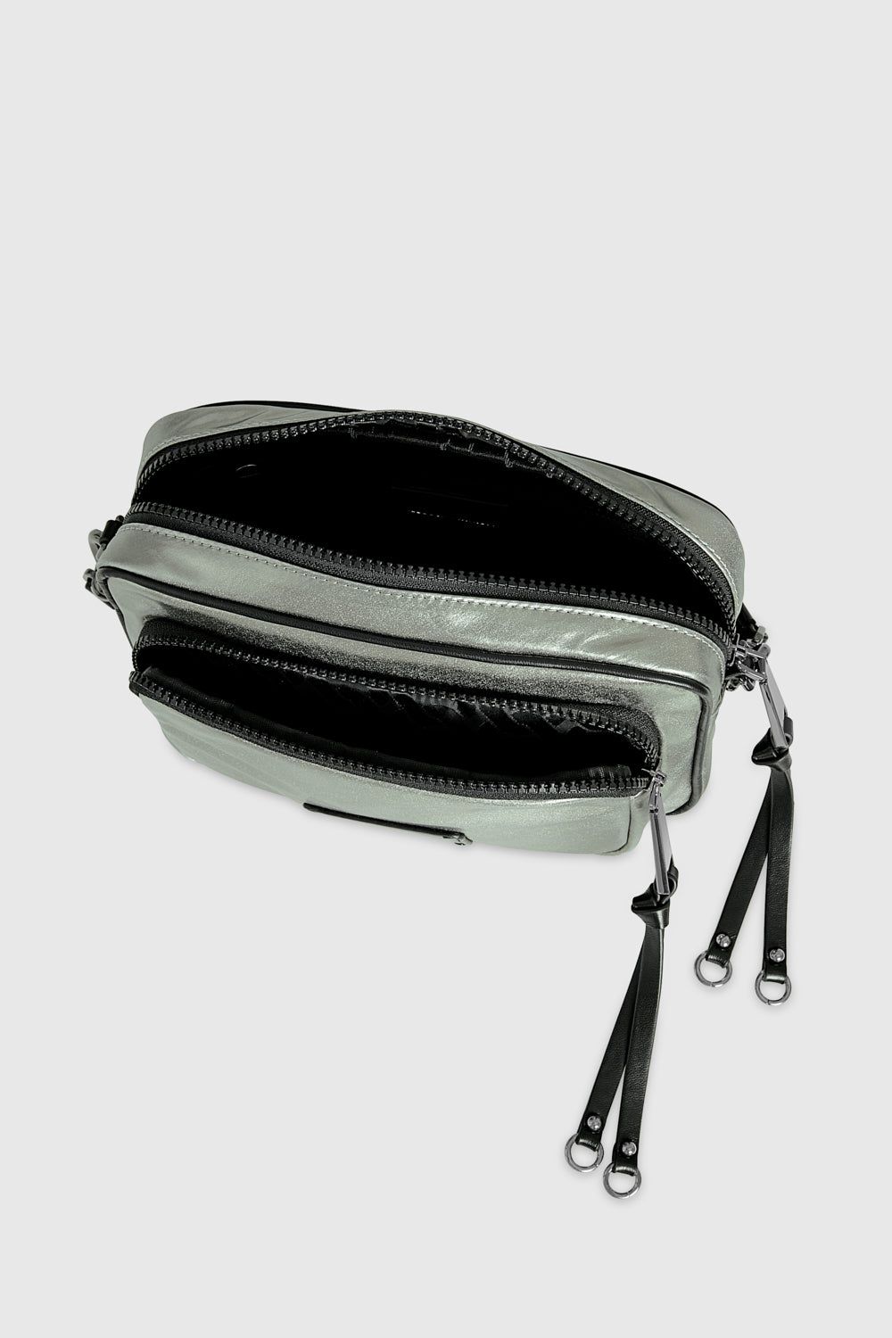 Grey / Black Rebecca Minkoff Nolita Nylon Crossbody | ONZXJ-9053