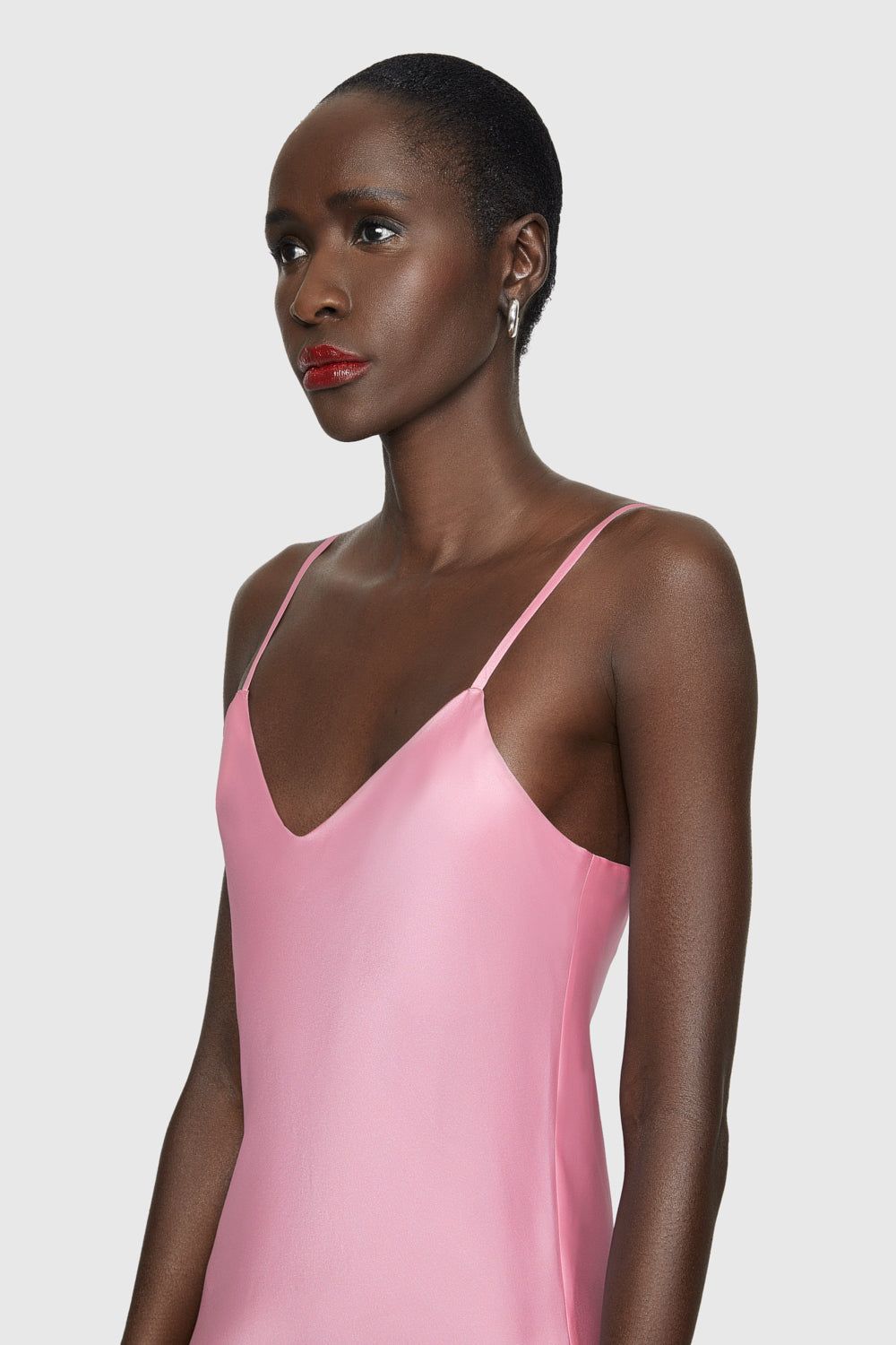 Light Wisteria Rebecca Minkoff Verona Slip dress | RDHUP-4015