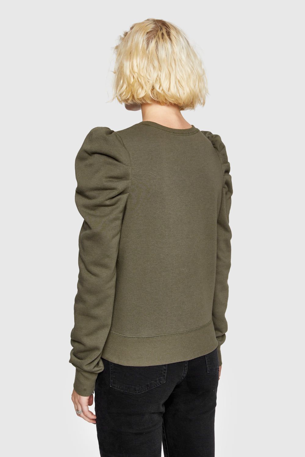 Olive Green Rebecca Minkoff Janine Sweatshirt | AUBMS-0927