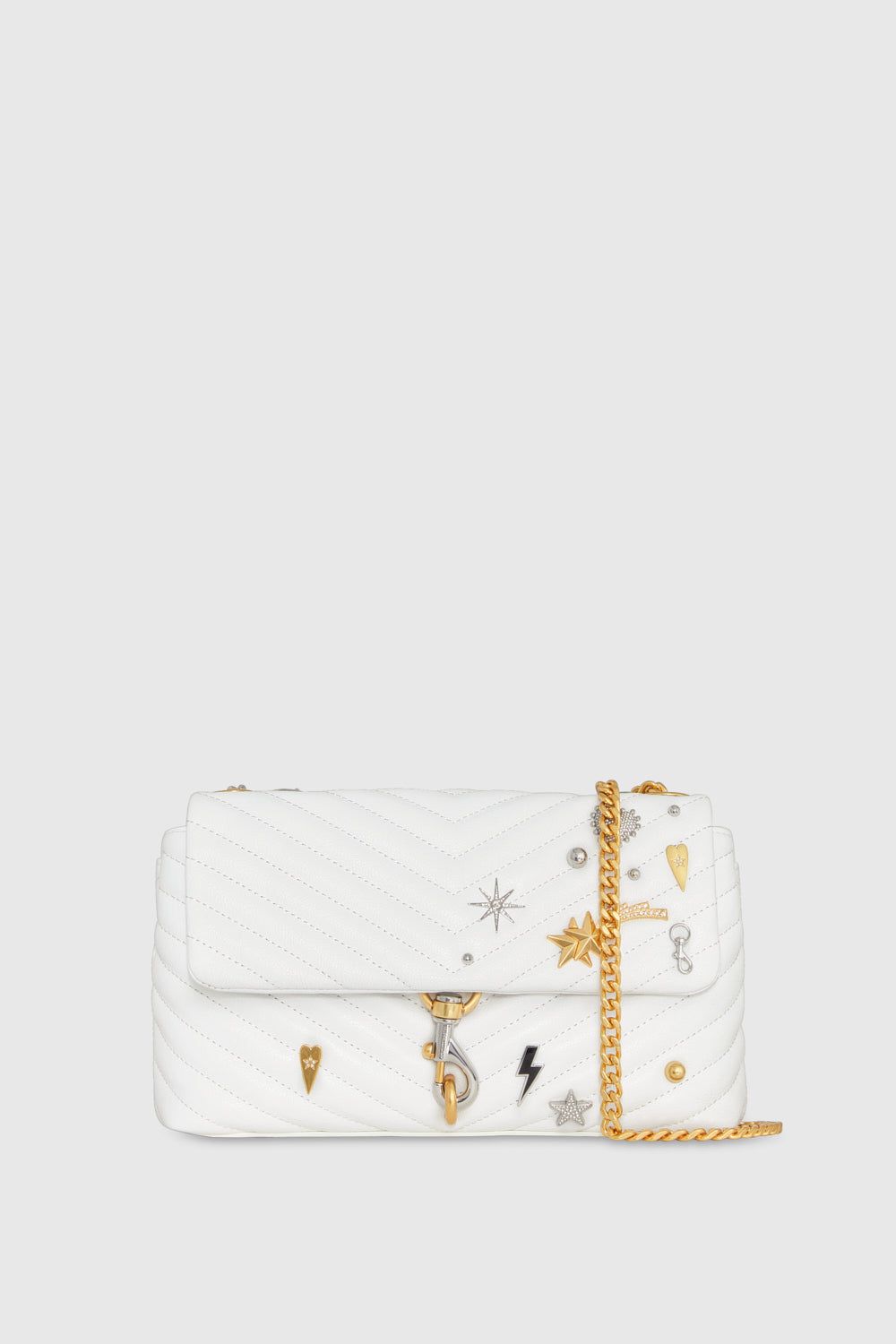 Paper Rebecca Minkoff Edie Medium Crossbody With Celestial Studs | UMZWN-0897