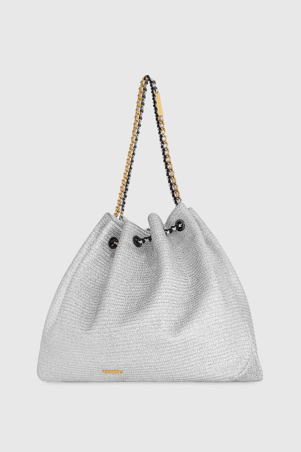 Silver Rebecca Minkoff Soft Tote | LMESQ-4069