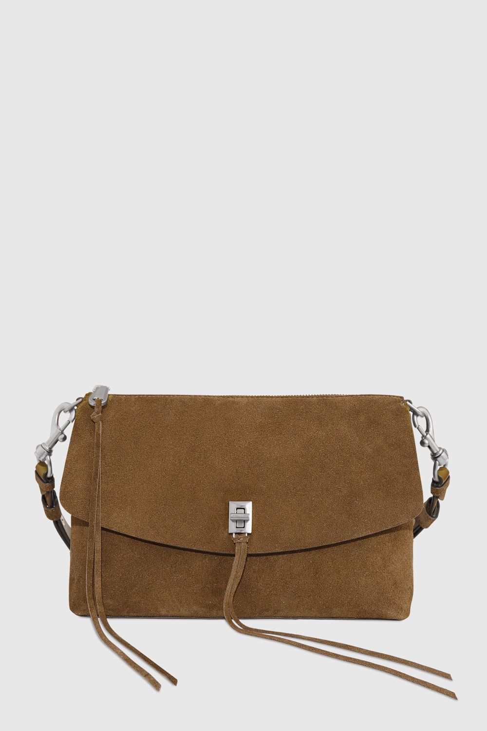 Whiskey Rebecca Minkoff Darren Top Zip Shoulder Bag | HWYOK-8397